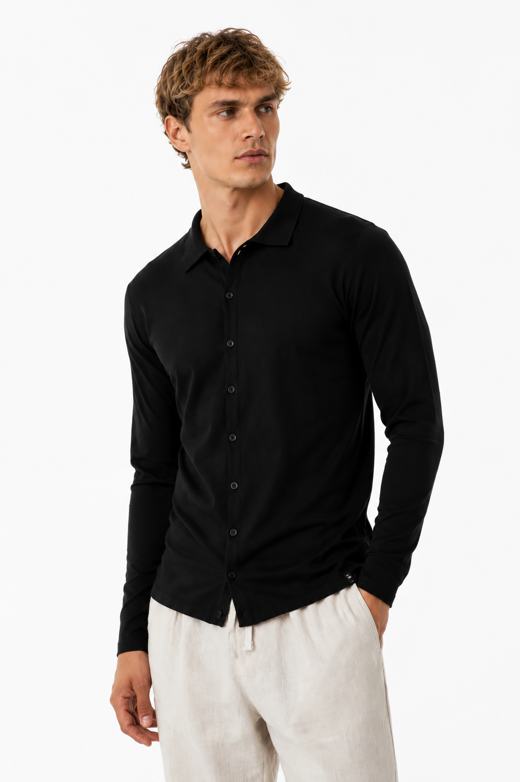 POLO IN CAMICIA MANICA LUNGA