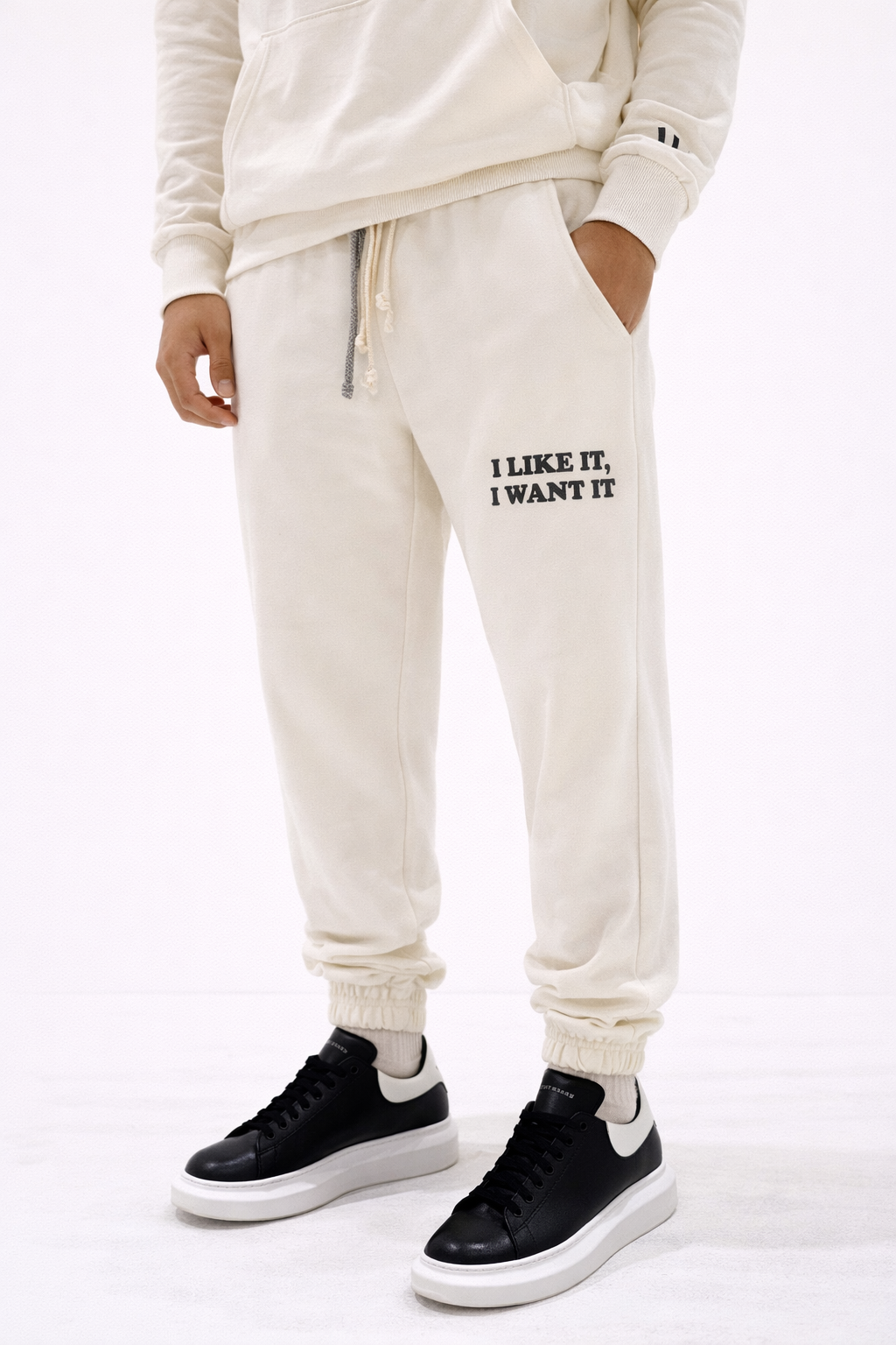 PANTALONE TUTA CON DOPPI LACCI