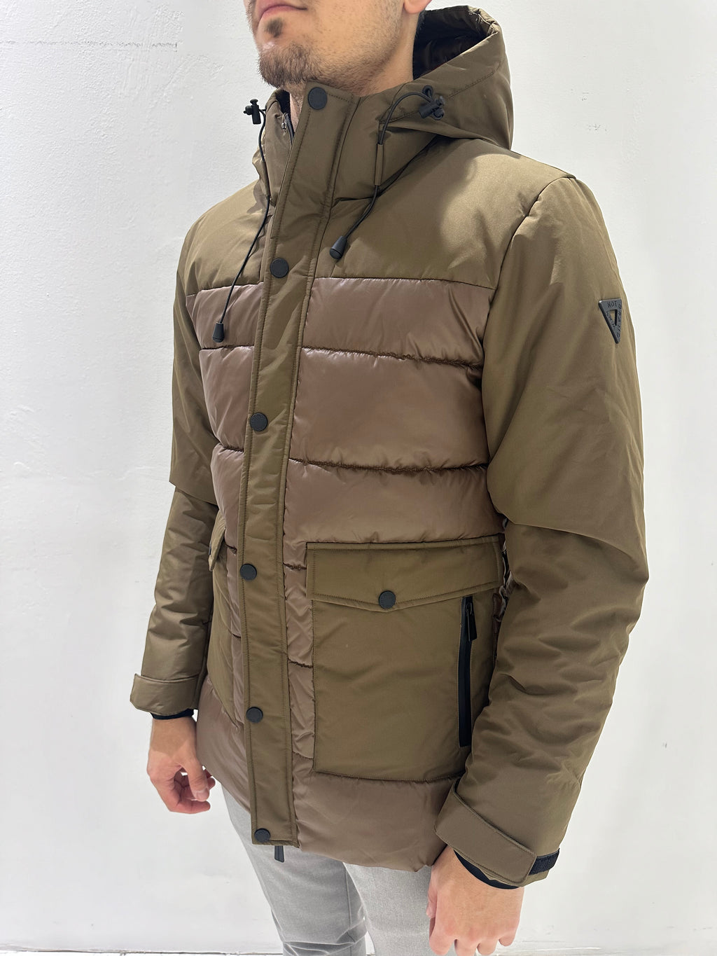 PARKA MODELLO CAPPOTTO DOPPIO TESSUTO
