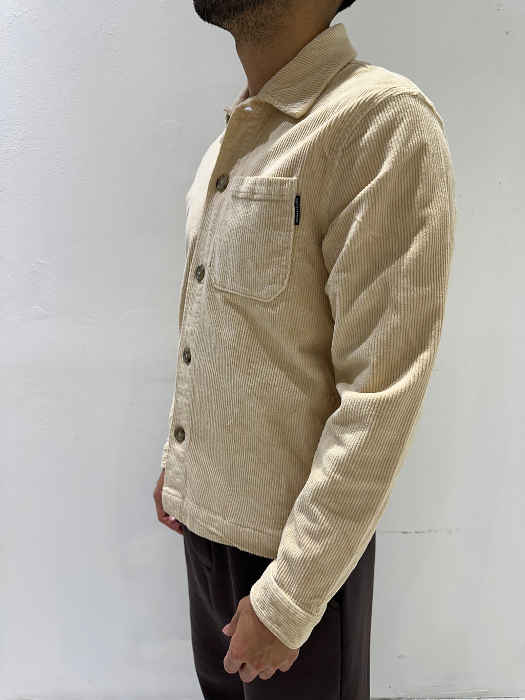 CAMICIA IN VELLUTO CON BOTTONI
