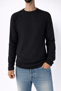 MAGLIONE GIROCOLLO NERO