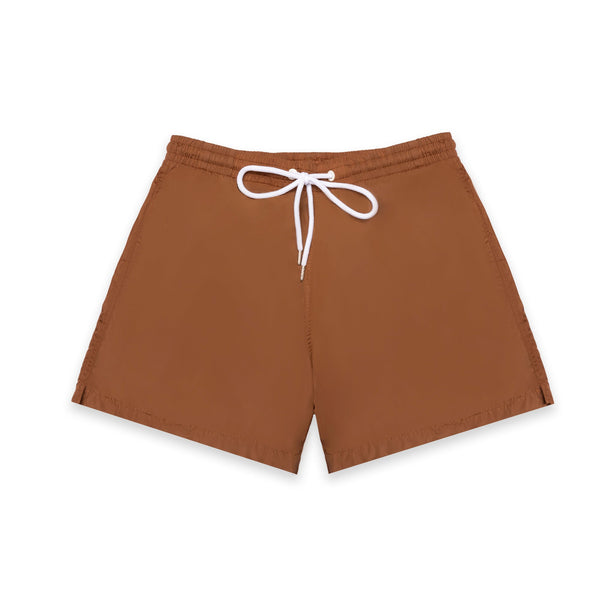 Costume con logo in risalto - Marrone