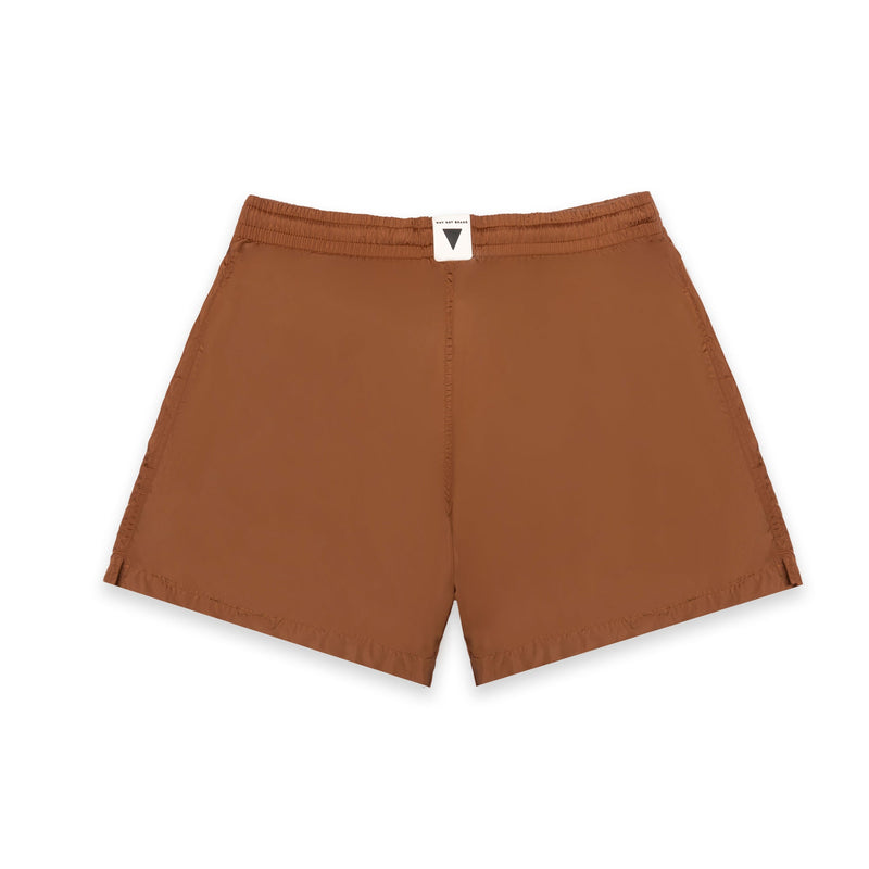 Costume con logo in risalto - Marrone