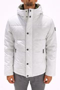 GIUBBOTTO DOPPIO TESSUTO SOFTSHELL E PIUMINO