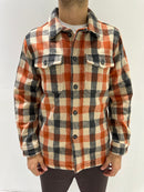 CAMICIONE CON DOPOIE TASCHE E QUADRI