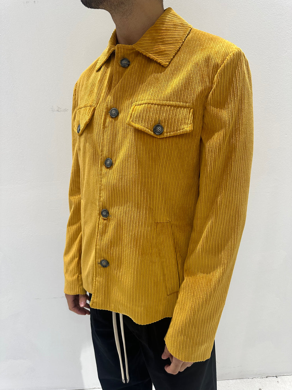 CAMICIA IN VELLUTO CON COLLETTO