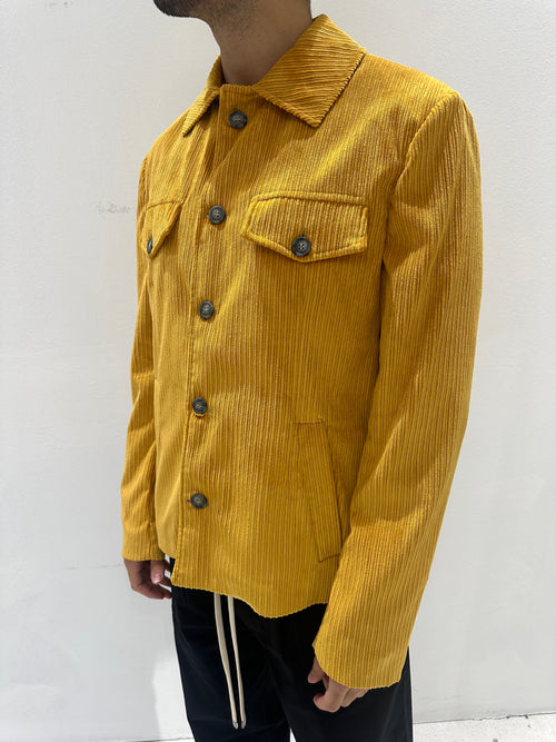 CAMICIA IN VELLUTO CON COLLETTO