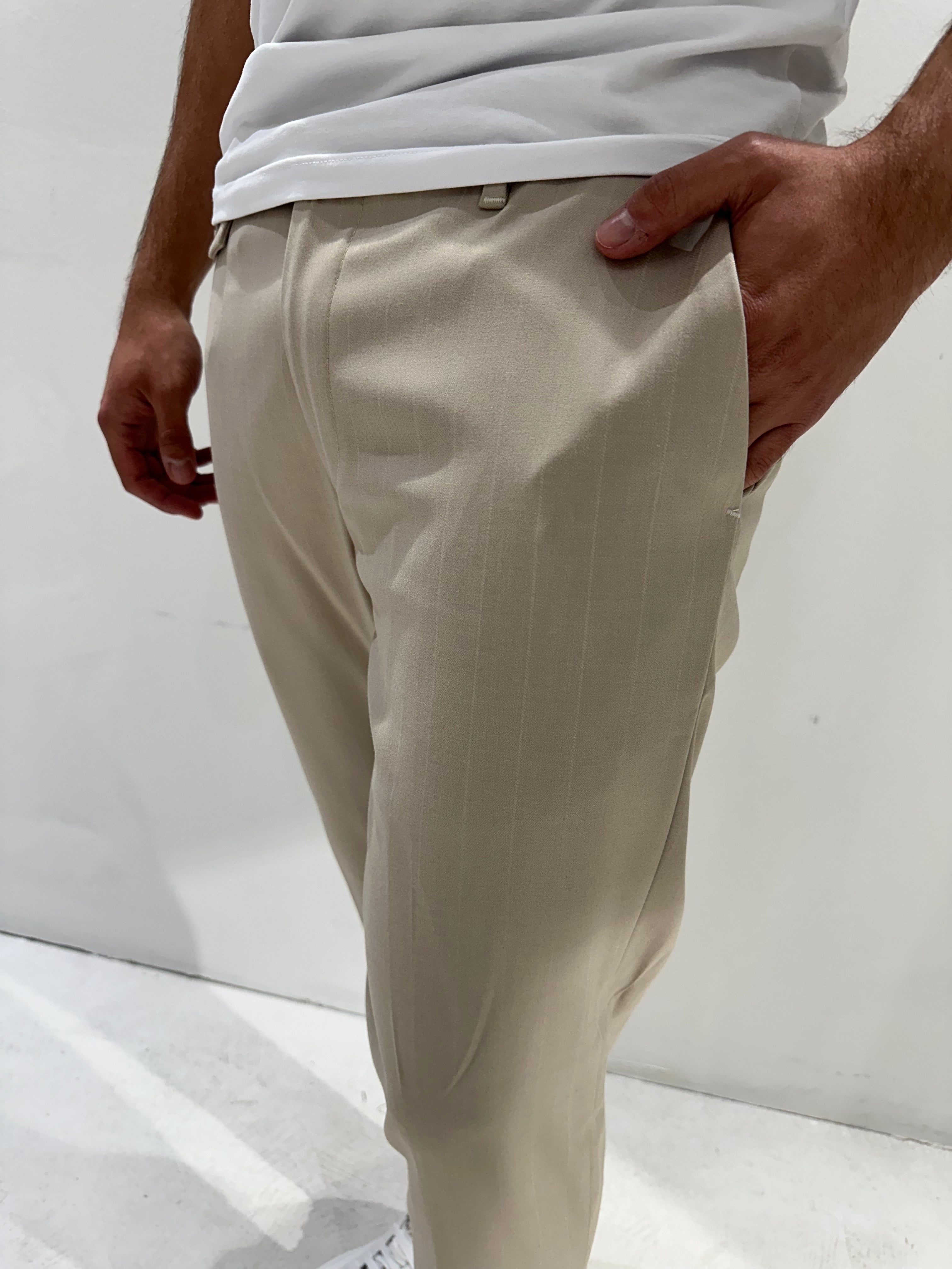 PANTALONE GESSATO