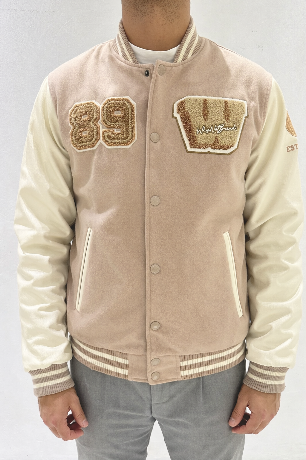 GIUBBOTTO VARSITY CON PATCH