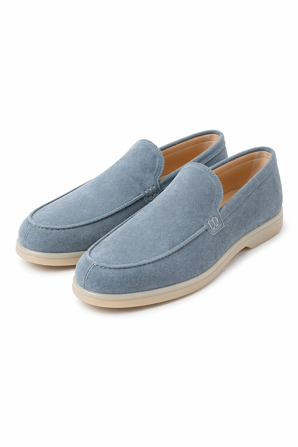 Slip-on CANCUN IN CAMOSCIO CIELO | MONTERA