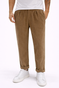 PANTALONE IN VELLUTO TASCA A FILO