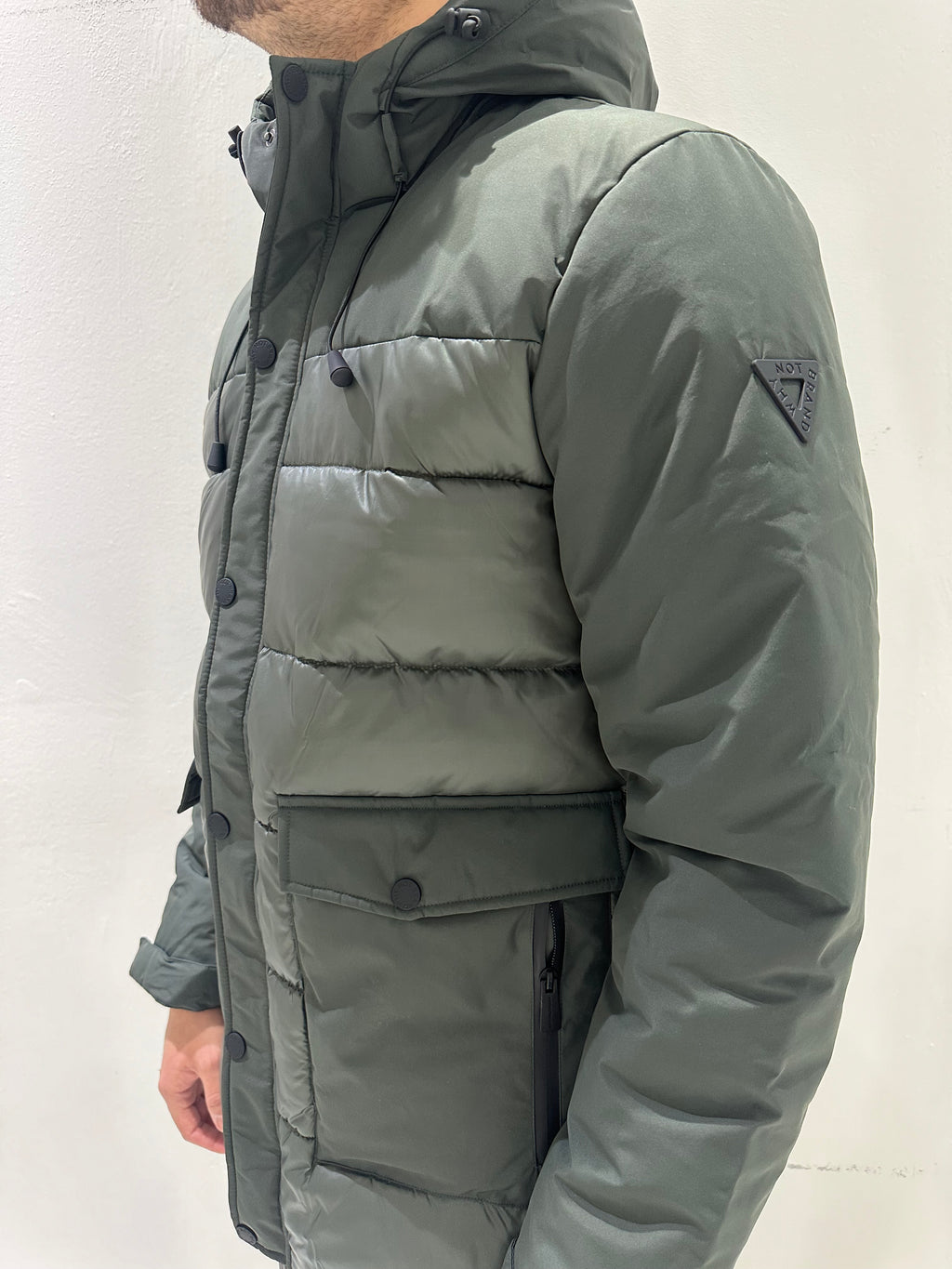 PARKA MODELLO CAPPOTTO DOPPIO TESSUTO