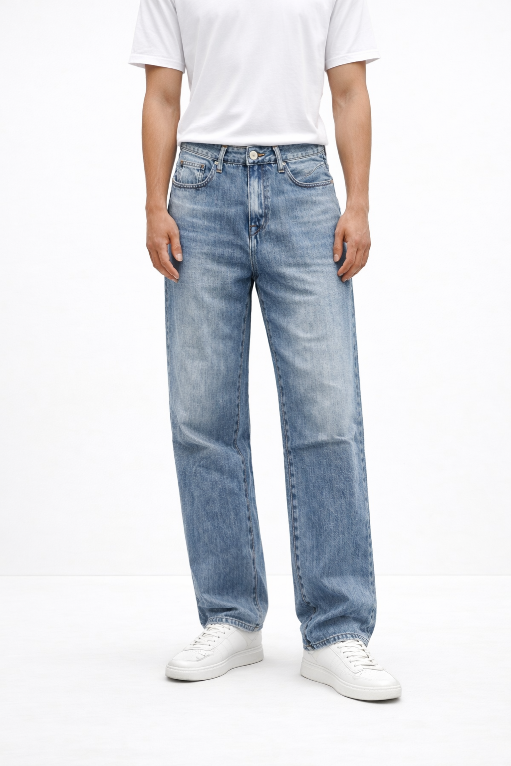 Jeans Vinicius baggy fit DISQUER blue wash