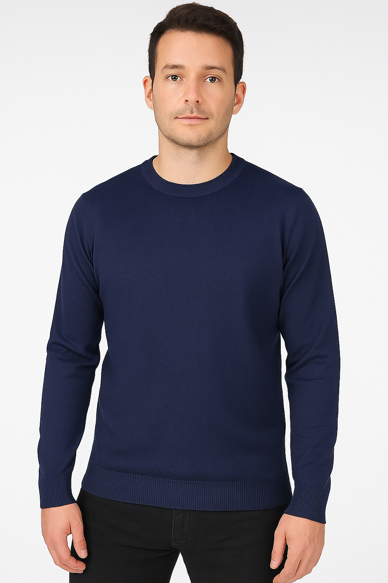 Maglione girocollo manica lunga