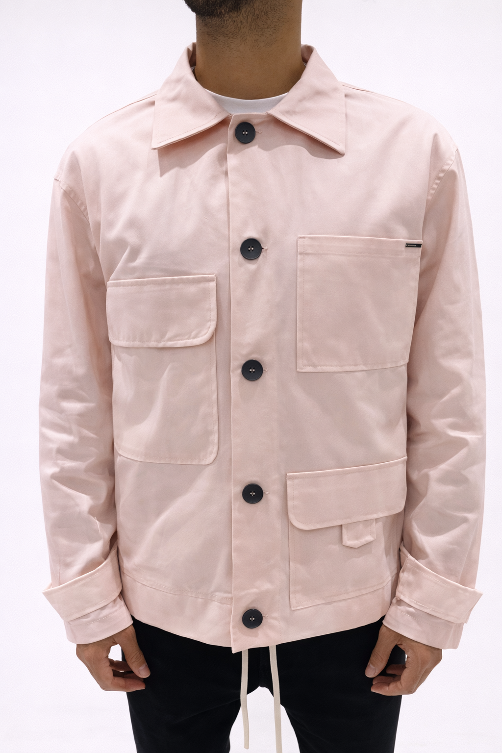 GIACCA A CAMICIA CON TASCA A PATTINE