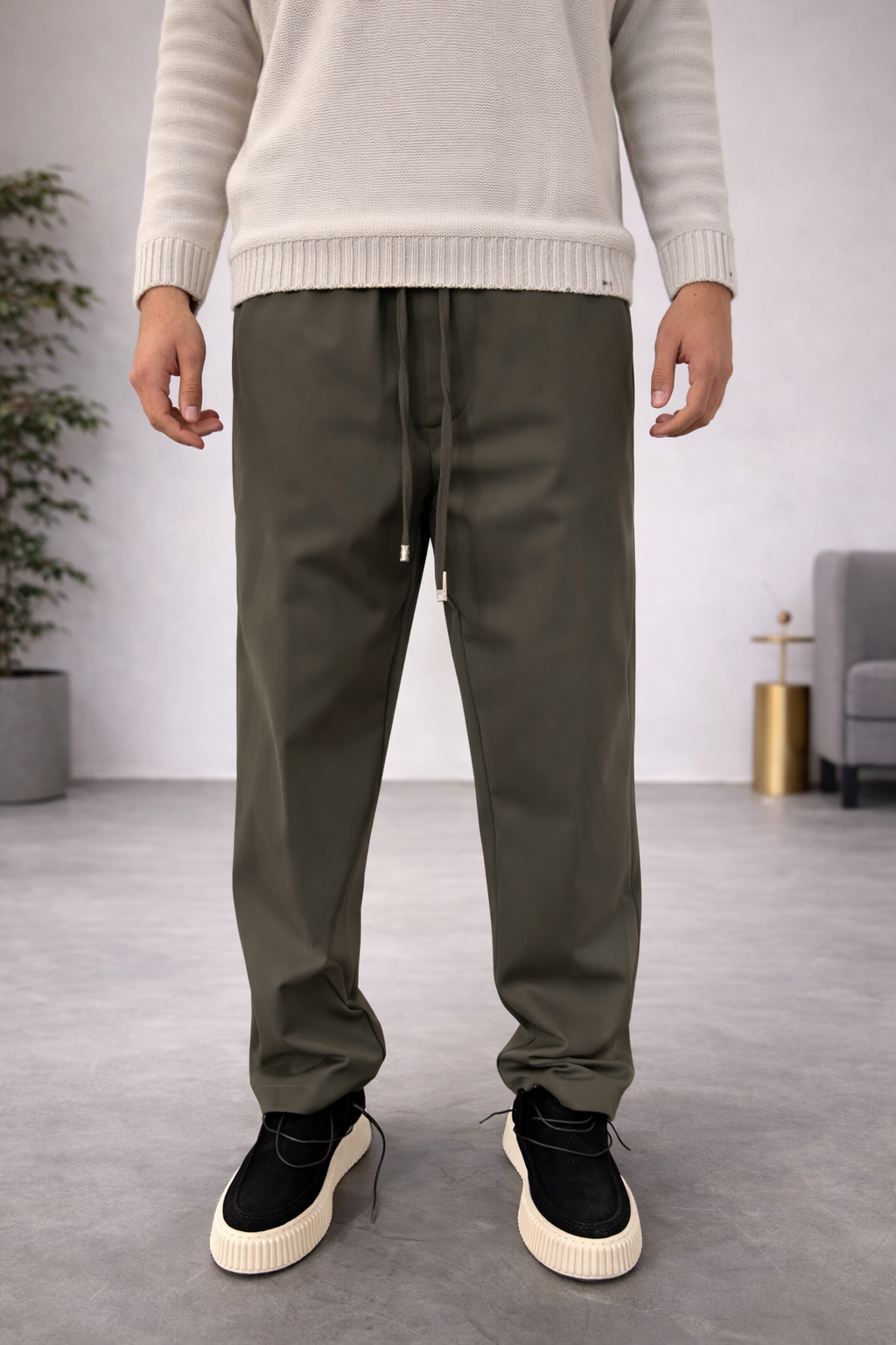 PANTALONE PINKO Why Not Brand VERDE/MILITARE