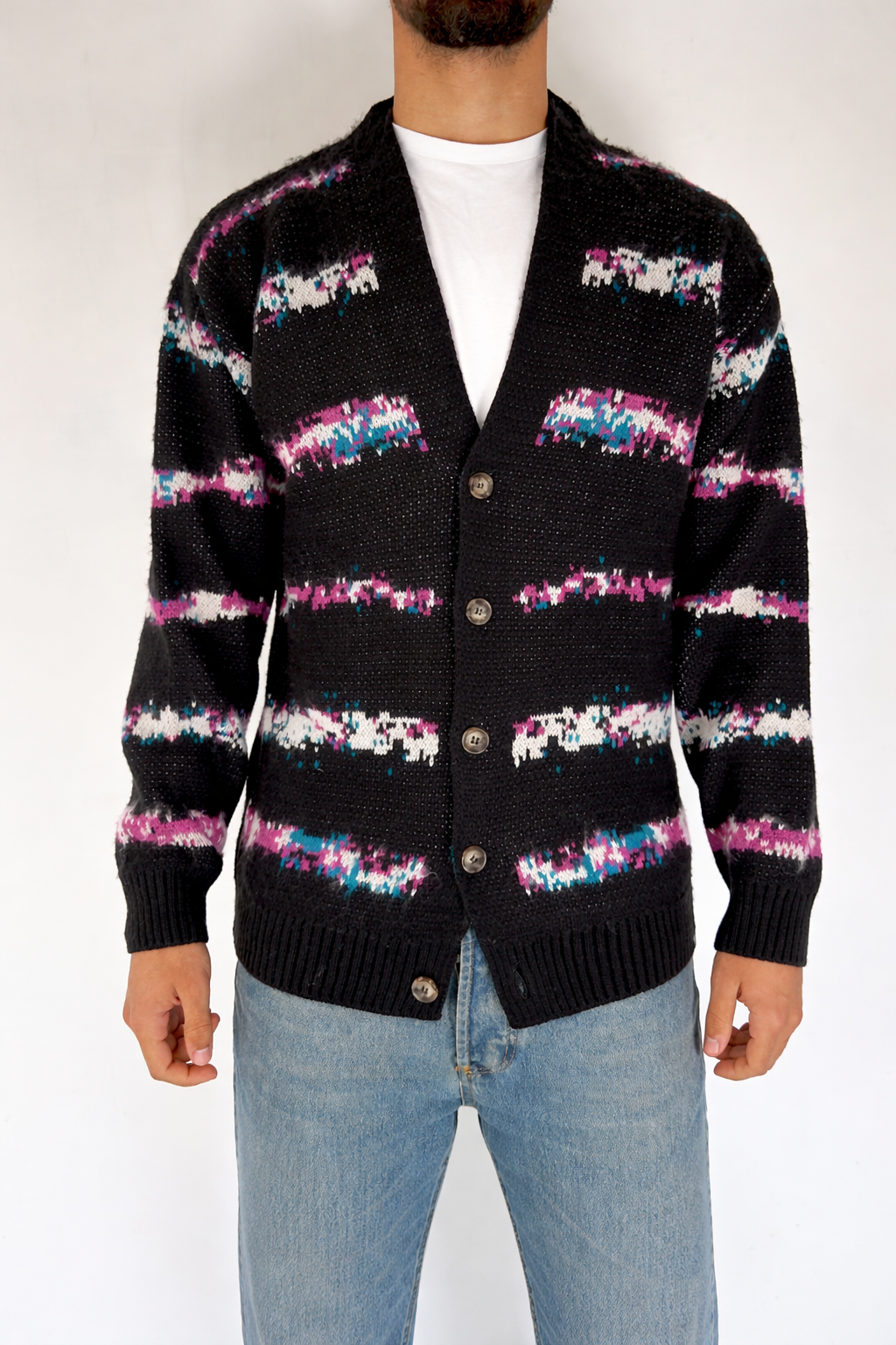 CARDIGAN FANTASIA ORIZZONTALE