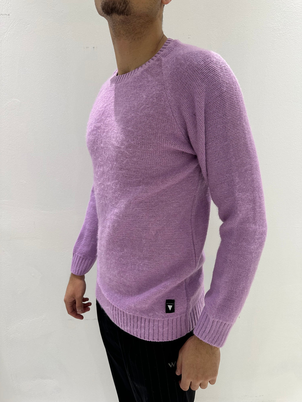 MAGLIONE GIROCOLLO IN MOHAIR