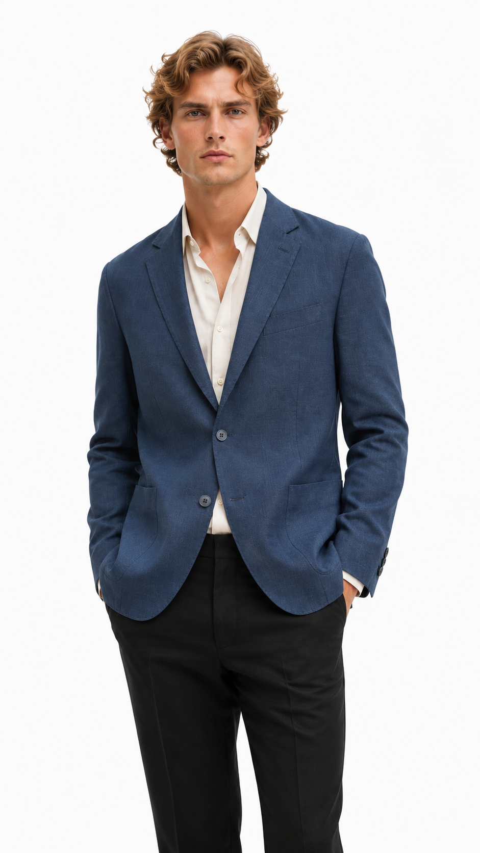 GIACCA SARTORIALE IN 100% LINO