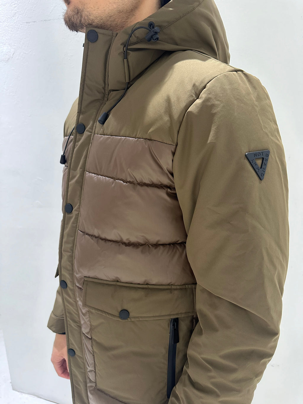 PARKA MODELLO CAPPOTTO DOPPIO TESSUTO