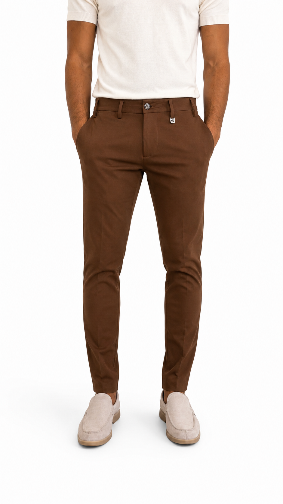 PANTALONE PUNTO MILANO MARRONE