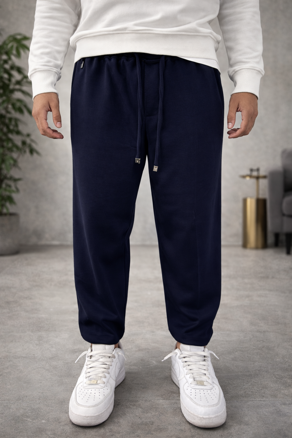 PANTALONE SCUBA IN TESSUTO TECNICO Why Not Brand BLU