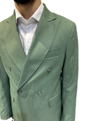 ABITO DOPPIOPETTO VERDE CHIARO