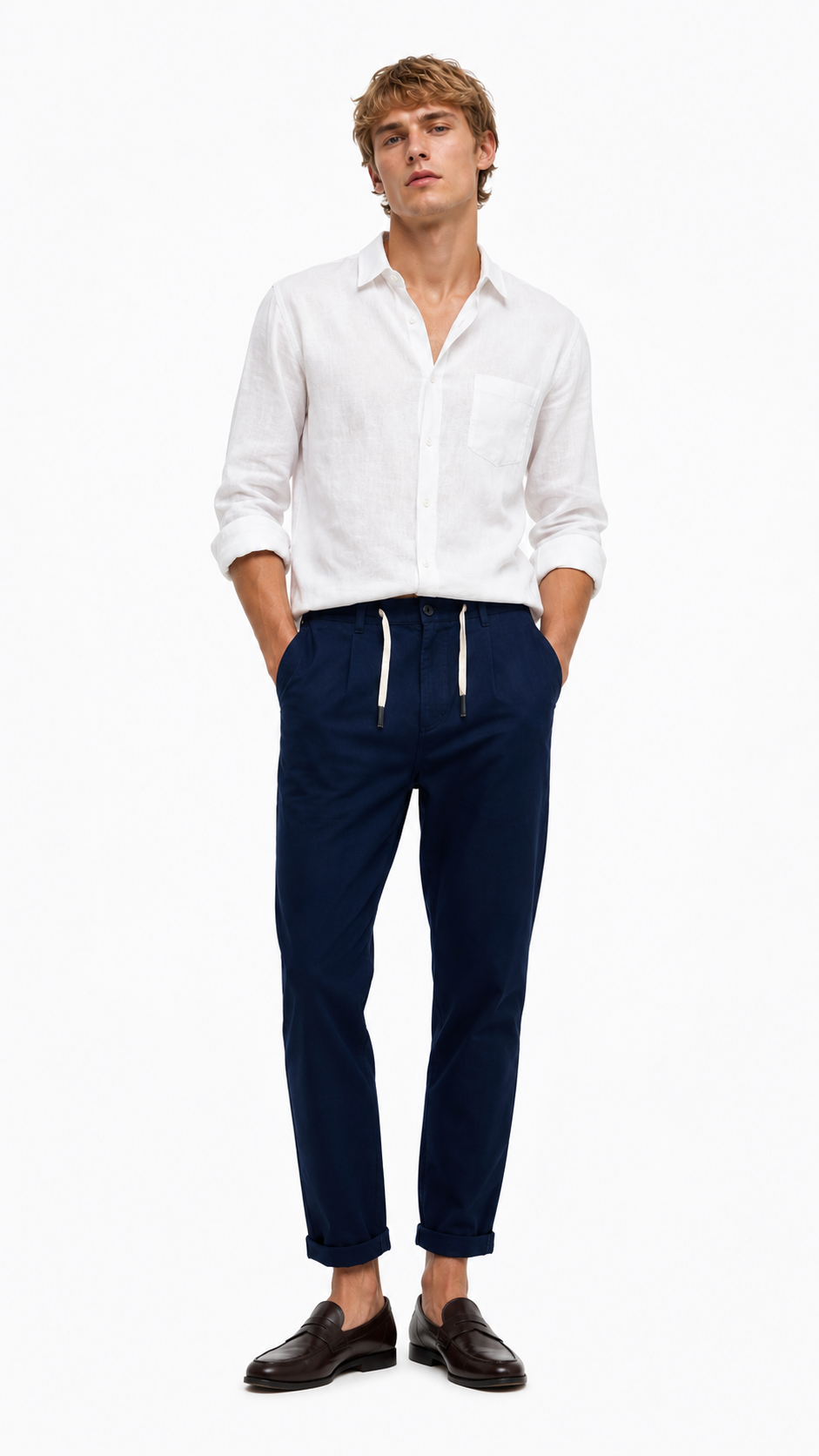 PANTALACCIO IN 100% LINO