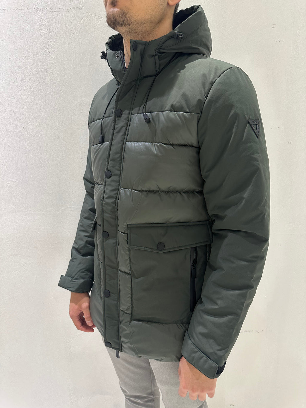 PARKA MODELLO CAPPOTTO DOPPIO TESSUTO