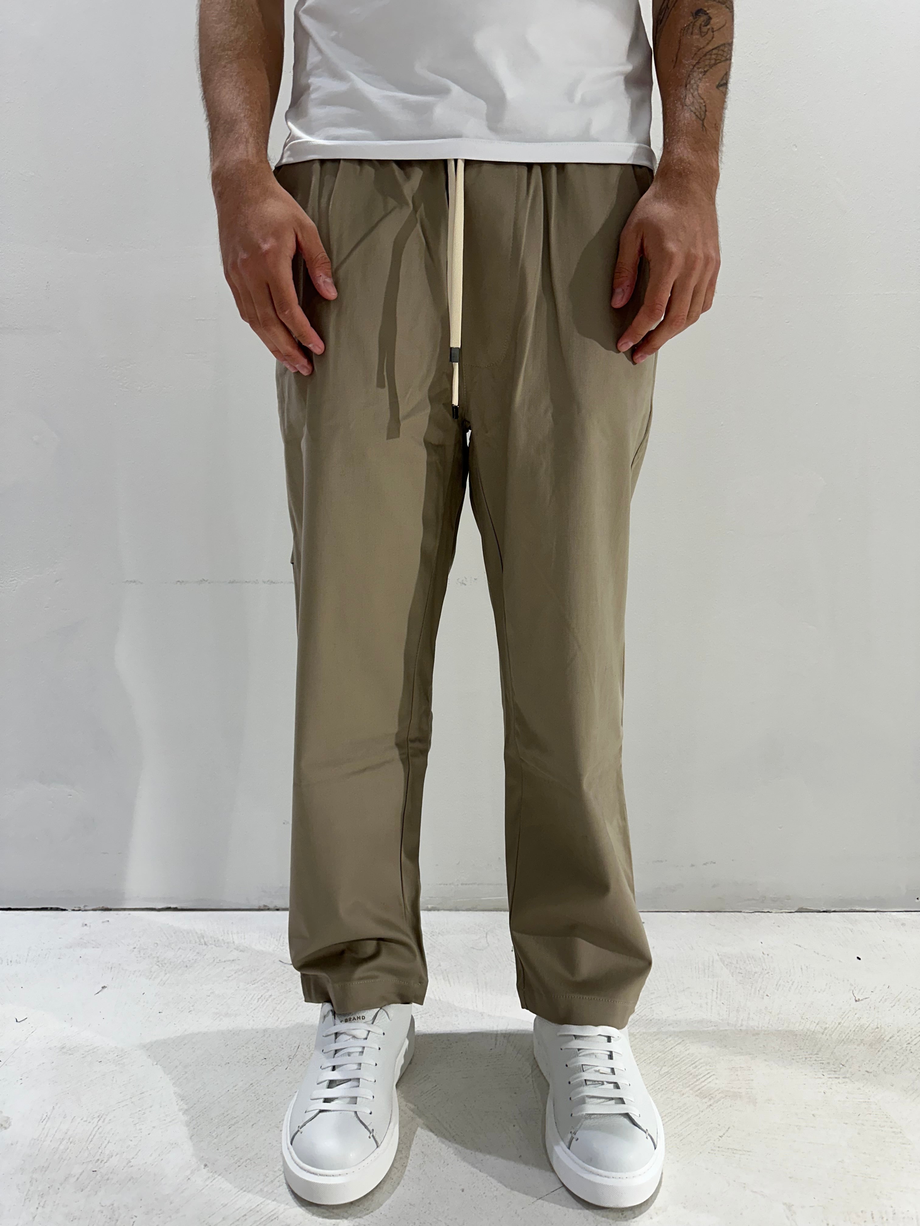 PANTALONE NIGATA COMFORT FIT CON LACCIO
