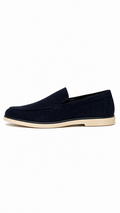MOCASSINO TULUM IN CAMOSCIO BLU