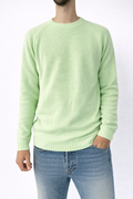 MAGLIONE GIROCOLLO BEIGE CON DETTAGLI SU POLSINI