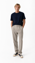 PANTALONE BECKHAM  BEIGE GESSATO