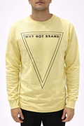 FELPA GIROCOLLO CON LOGO Why not brand TRIANGOLO