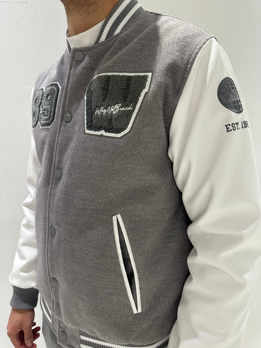 GIUBBOTTO VARSITY CON PATCH