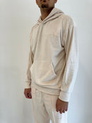 FELPA CON CAPPUCCIO IN CINIGLIA