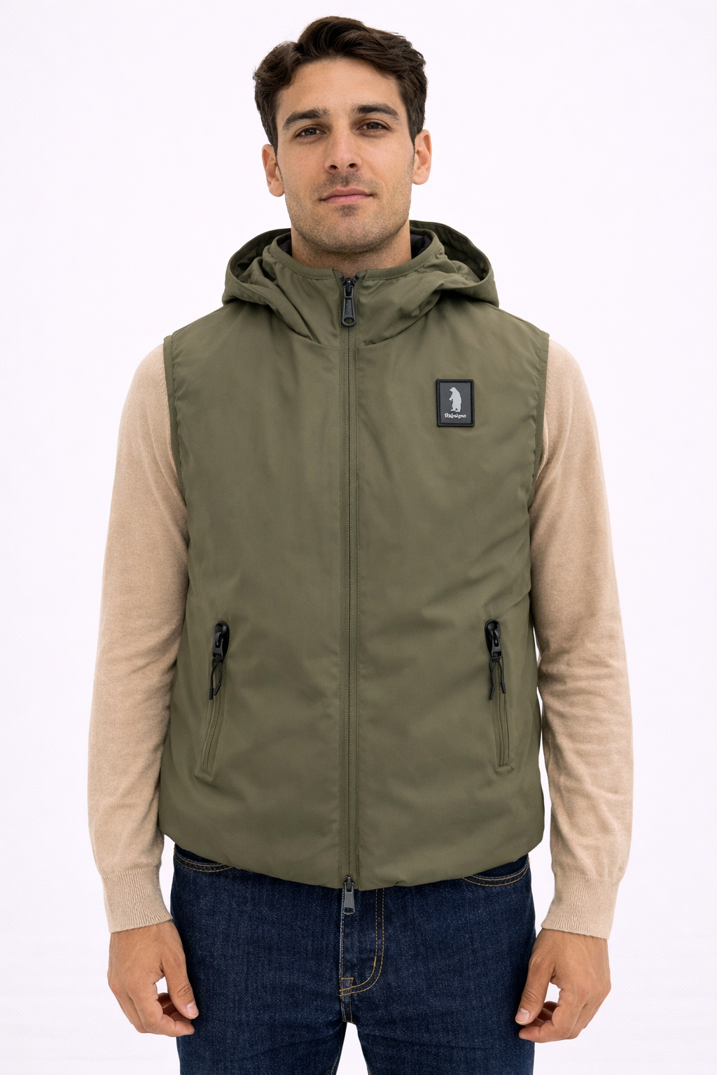 SMANICATO REVERSIBILE REFRIGUE CON CAPPUCCIO