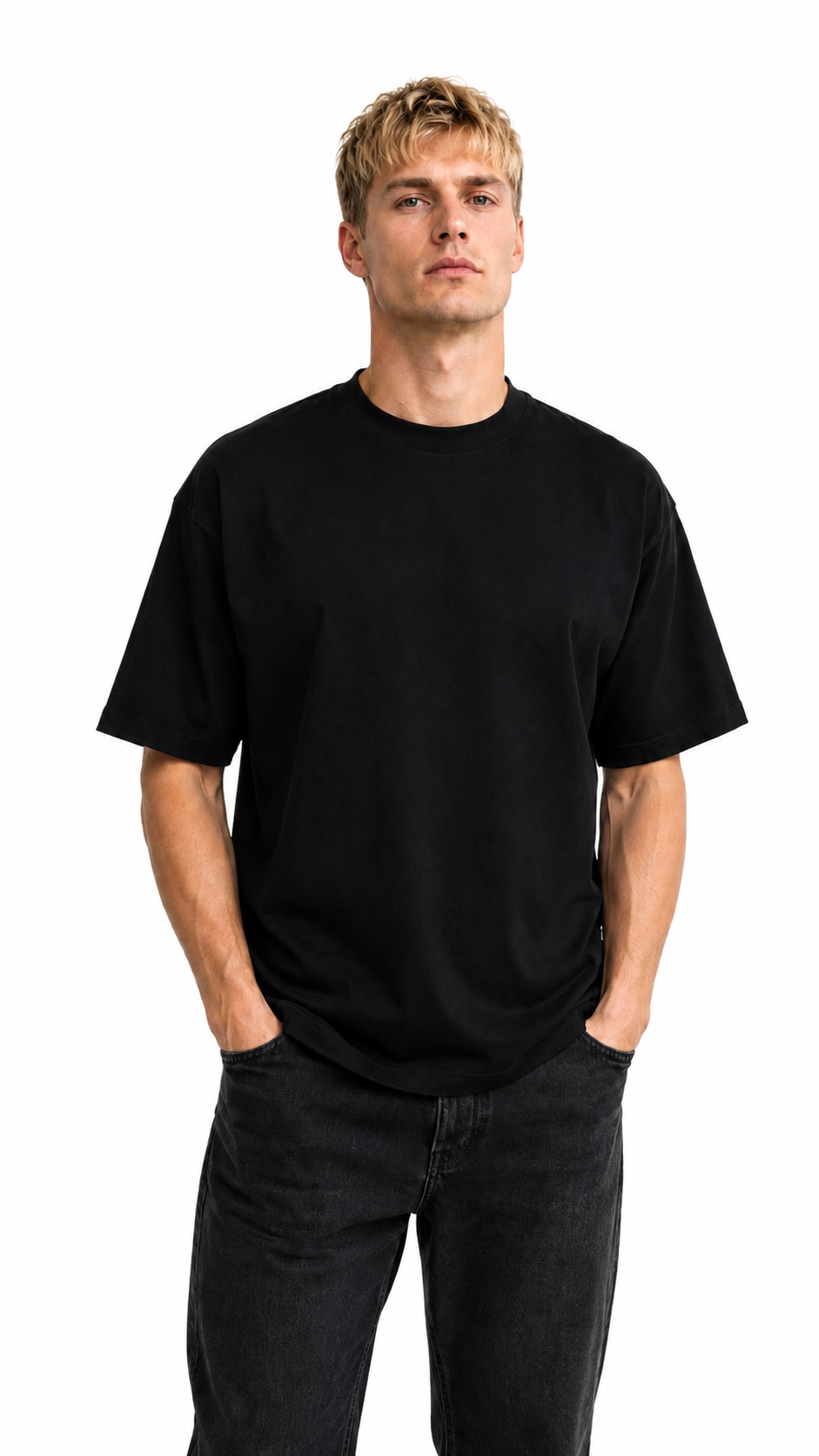 T SHIRT BASIC OVER SIZE IN 100% COTONE AMERICANO