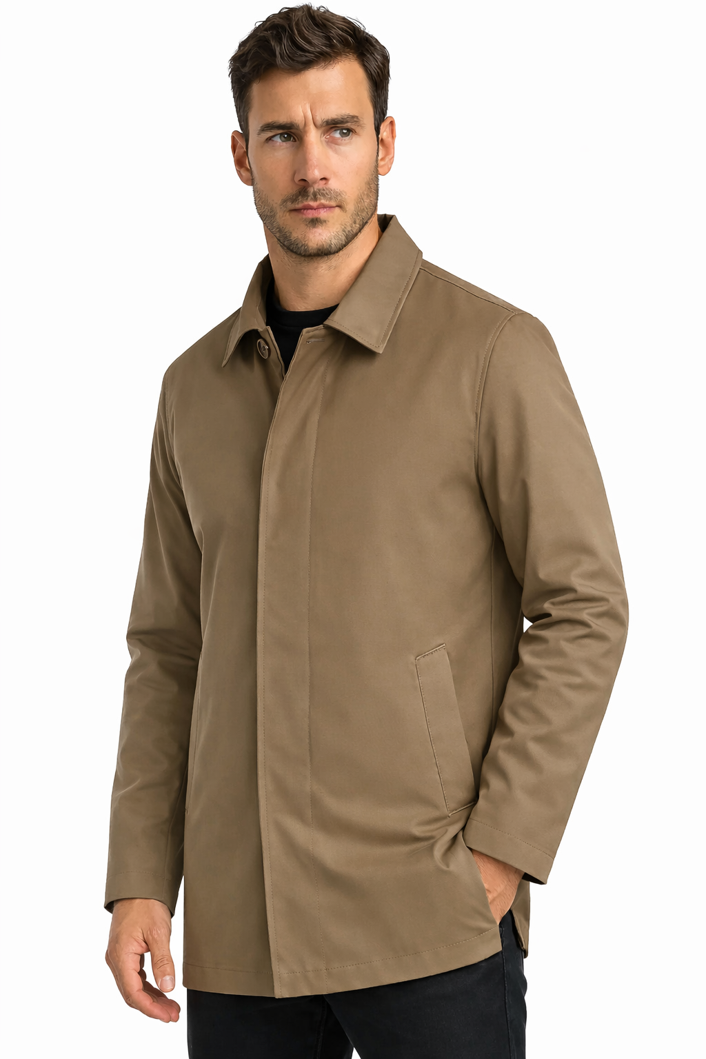 TRENCH CON BOTTONI