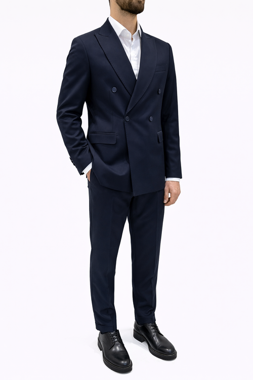 ABITO DOPPIOPETTO BLU