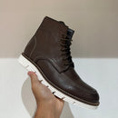 Polacchino in vera pelle suola in gomma