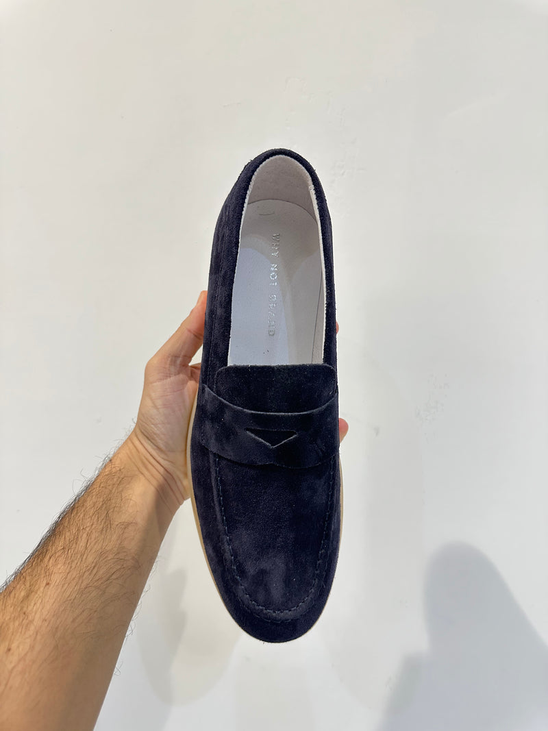 Mocassino modello LP in camoscio