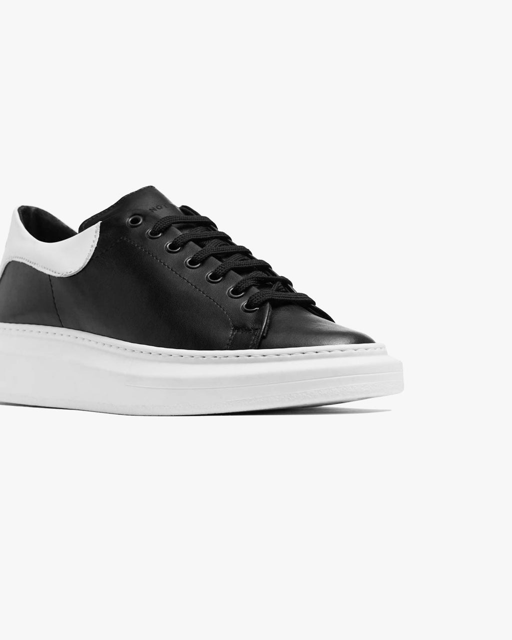 Sneakers in Vera Pelle con suola Alta