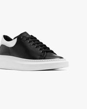 Sneakers in Vera Pelle con suola Alta
