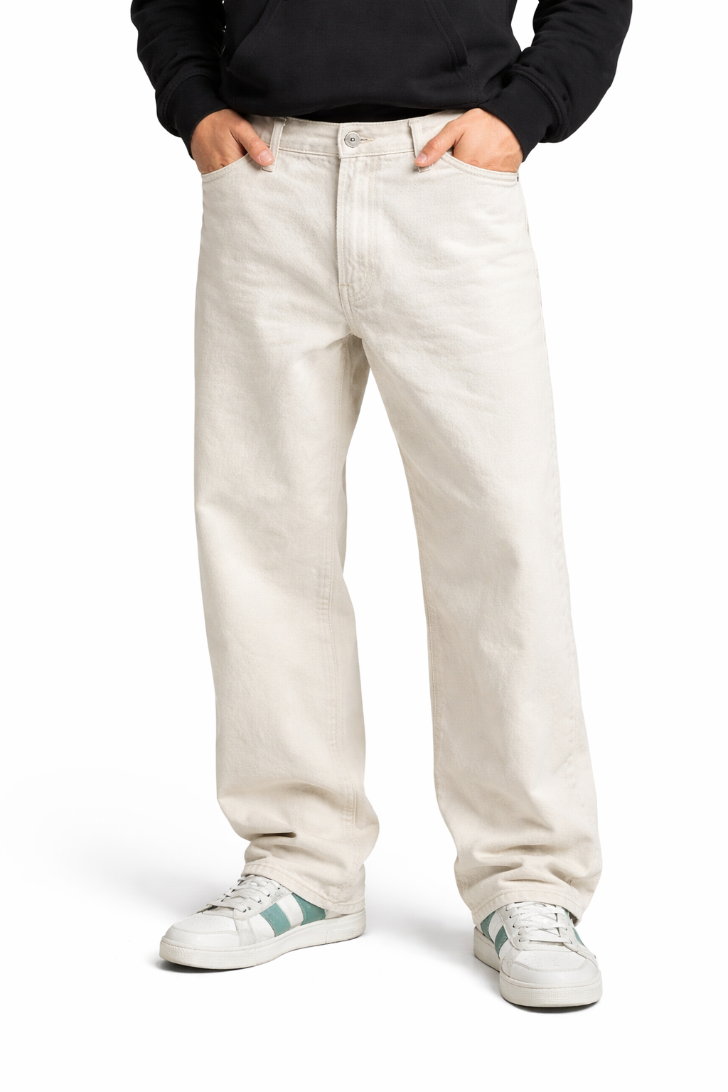 Jeans Vinicius baggy fit DISQUER beige