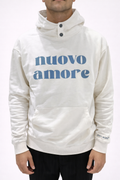 FELPA CON CAPPUCCIO E STAMPA NUOVO AMORE