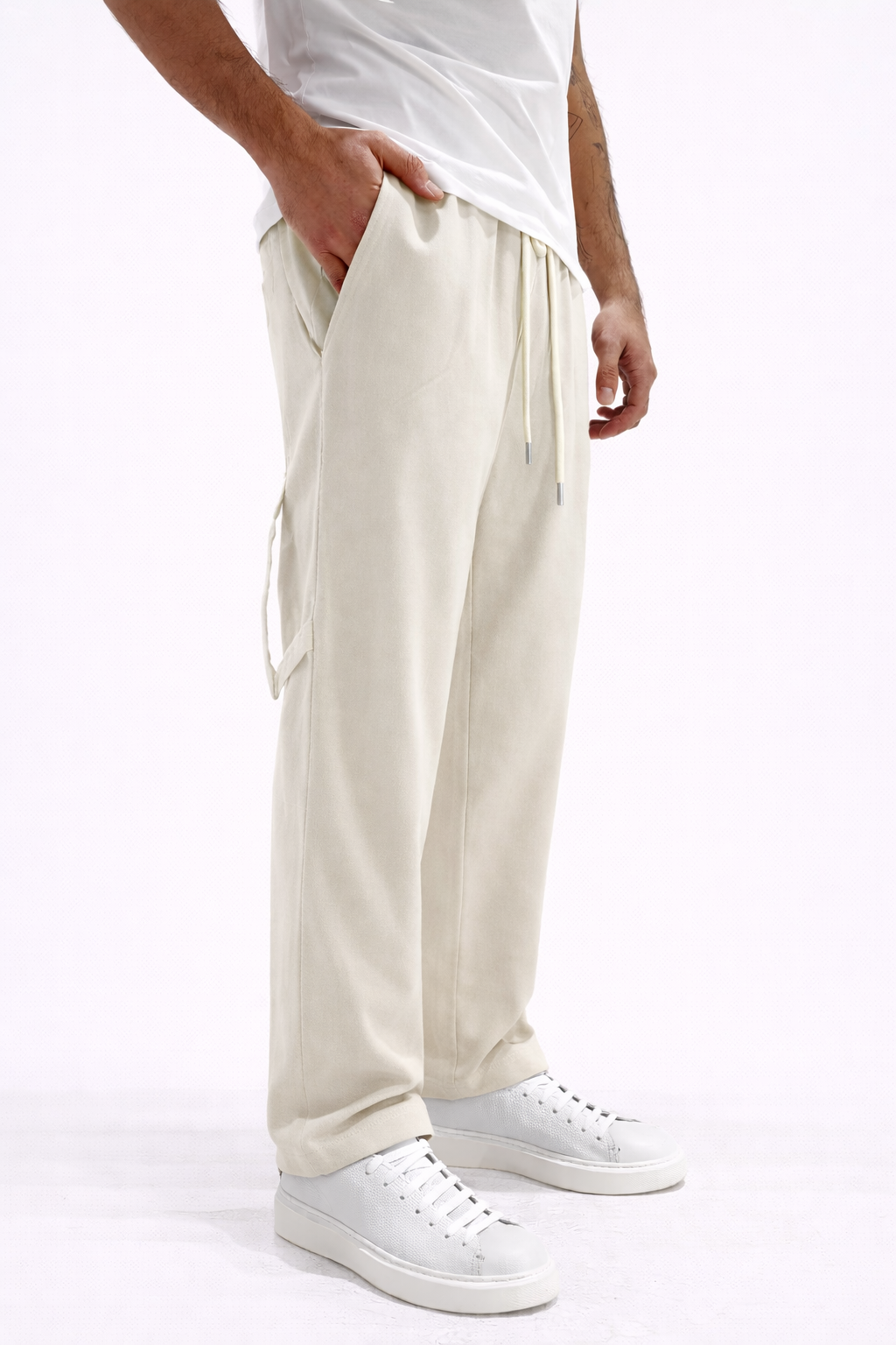 PANTALONE NIGATA COMFORT FIT CON LACCIO