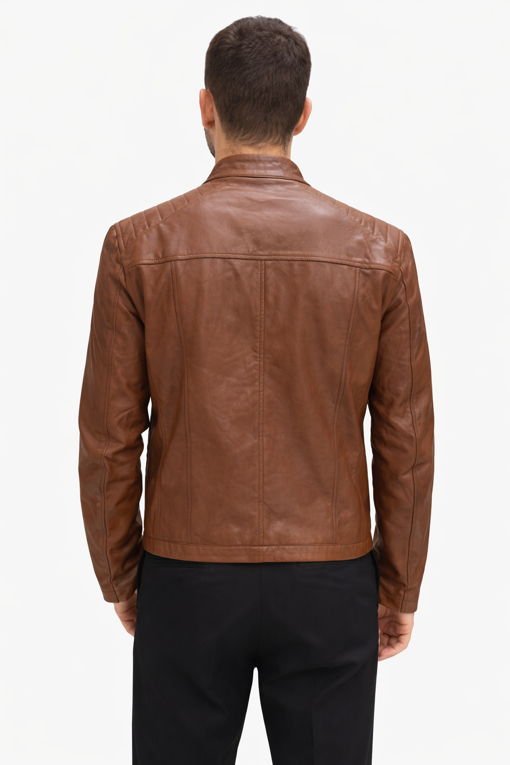 GIUBBOTTO IN ECOPELLE CON ZIP