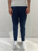 PANTALONE TASCA A FILO GESSATO