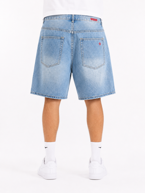 BEMUDA IN JEANS BAGGY FIT LIGHT WASH